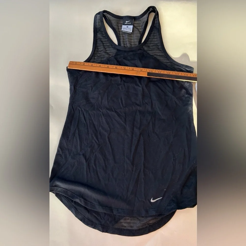 Nike Black Mesh Tank with White and Lime Green Sports Bras size S